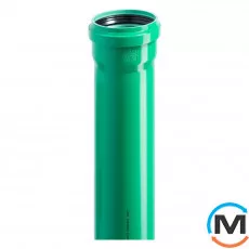 Труба каналізаційна Ostendorf KG2000EM 150х2000 мм, Діаметр (мм): 160, Довжина (мм): 2000, фото 