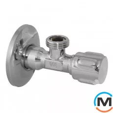 Кран Albertoni вентильний ZAMAC Ø1/2" х 1/2" з металевою ручкою, Діаметр різьблення: 1/2'' x 1/2'', фото 