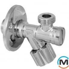 Кран Albertoni з фільтром вентильний для сантехприладів Ø1/2" х 3/4", Діаметр різьблення: 1/2'' x 3/4'', фото 