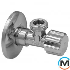 Кран Albertoni вентильний для сантехприладів Ø1/2" х 1/2", Діаметр різьблення: 1/2'' x 1/2'', фото 