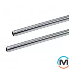 Трубка Albertoni хромована у штанзі Ø10 L = 1,0 м 130/2, Діаметр (мм): 10, Довжина (см): 100, фото 