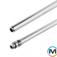 Трубка для змішувача М10 х Ø10 хромована L=0,6 м ALBERTONI, Довжина (см): 60, фото 