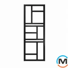 Сушка для рушників Genesis-Aqua Bellis 1400x530 чорний, Колір: Чорний, фото 