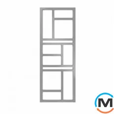 Сушка для рушників Genesis-Aqua Bellis 1400x530 графіт, Колір: Графіт, фото 