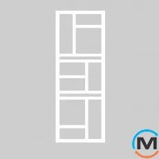 Сушка для рушників Genesis-Aqua Bellis 1400x530 білий, Колір: Білий, фото 