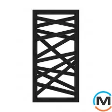 Сушка для рушників Genesis-Aqua Derun 1200x530 чорний, Колір: Чорний, фото 