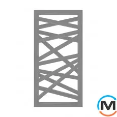 Сушка для рушників Genesis-Aqua Derun 1200x530 графіт, Колір: Графіт, фото 