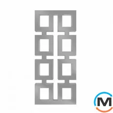 Сушка для рушників Genesis-Aqua Grazia 1350x600 графіт, Колір: Графіт, Висота (мм): 1350, фото 