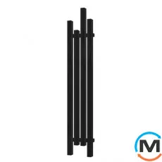 Сушка для рушників Genesis-Aqua Kiy 1350x305 чорний, Колір: Чорний, фото 