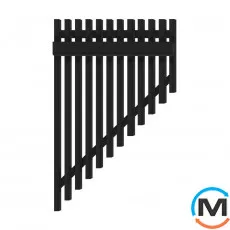 Сушка для рушників Genesis-Aqua Oscar 1000x515 чорний, Колір: Чорний, фото 