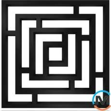 Сушка для рушників Genesis-Aqua Web 700x700 білий, Колір: Білий, фото 