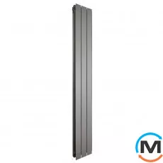 Радіатор алюмінієвий Nova Florida (3 секції) LEDRO S/90 1800 мм GRAPHITE 3R, Колір: Графіт, Міжосьова відстань (мм): 1800, Кількість секцій: 3, фото 