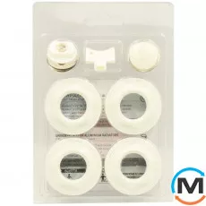 Монтажний комплект для алюмінієвого радіатора 1" х 1/2" Raccorderie Metalliche, фото 