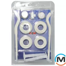 Монтажний комплект із кронштейнами для алюмінієвого радіатора 1" x 1/2" Raccorderie Metalliche, фото 