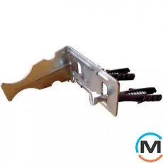 Кутовий кронштейн для алюмінієвого оцинкованого радіатора. Raccorderie Metalliche, фото 