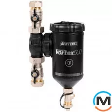 Сепаратор шламу SentinelVortex 500 Large з магнітним уловлювачем цангу 28 мм, Діаметр різьблення: Цанга 28 мм, фото 