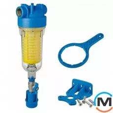 Фільтр самопромивний Atlas Filtri HYDRA Ø3/4" (латунь) + картридж RLH 90 mcr KIT, Діаметр різьблення: 1/4", фото 