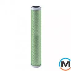 Картридж Atlas Filtri (спечена вугільна пудра) CB-EC BIG CTO (прибирає запахи) 20" SX 10 mcr 45°C, Типорозмір: 20", фото 