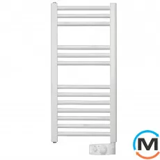 Електрична сушка для рушників Atlantic 2012 біла вузька 300 Вт (785*400*30 (85 з кріпленням)), Колір: Білий, Макс. потужність (Вт): 300, Висота (мм): 785, фото 