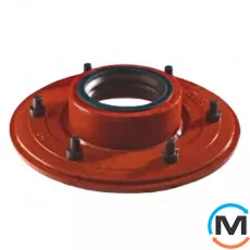 Переход канализационный фланец для проходу через кровлю Pam-GLOBAL чугун S 100мм, фото 