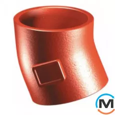 Коліно Pam-GLOBAL S 50x15 гр., Градус (град.): 15, Діаметр (мм): 50, фото 