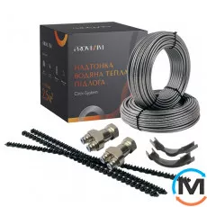 Комплекты тонкого водяного теплого пола Provisim PROVI -DUO 10,0 м2 ( тип разъема 4х8-3/4", выход на коллекторе - 1), Отапливаемая площадь (кв.м): 10, фото 