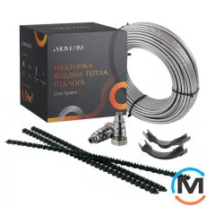 Комплекти тонкої водяної теплої підлоги Provisim PROVI-MONO 4,0 м2 (тип роз'єму 1х8-3/4", вихід на колекторі - 1), Опалювана площа (кв.м): 4, фото 