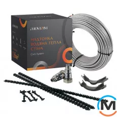 Комплекти тонкої водяної теплої стіни Provisim PROVI-WALL 1,6 м2 (тип роз'єму 1х8-3/4" вихід на колекторі - 1), Опалювана площа (кв.м): 1.6, фото 