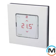 Комнатный терморегулятор Danfoss Icon Display On-wall 230V накладной, фото 