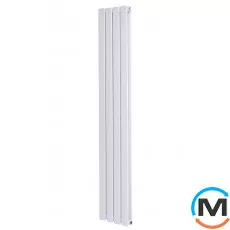 Дизайнерський радіатор вертикальний ARTTIDESIGN Livorno II 4/1800/272/50 білий матовий., Виконання: Вертикальний, Колір: Білий, Висота (мм): 1800, Глибина (мм): 103, Кількість секцій: 4, Довжина (мм): 272, фото 