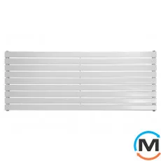 Горизонтальний дизайн радіатор ARTTIDESIGN Livorno G 9/612/1800 білий матовий, Колір: Білий, Висота (мм): 612, Кількість секцій: 9, Довжина (мм): 1800, Глибина (мм): 93, фото 