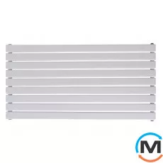 Горизонтальний дизайн радіатор ARTTIDESIGN Livorno II G 9/612/1200/50 білий матовий, Колір: Білий, фото 