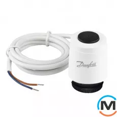 Термоелектричний привід Danfoss TWA-K NC 230В (M30x1.5), Положення приводу: Нормально закрито, Електроживлення: 220 V, фото 