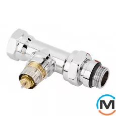 Клапан термостатический Danfoss RA-NСХ Ду15 прямой хром, Исполнение: Прямой, фото 