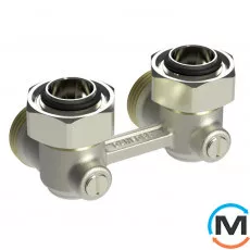 Н-образный запорный клапан Danfoss RLV-KB 3/4 угловой, Диаметр резьбы: 3/4", Исполнение: Угловой, фото 