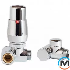 Комплект термостатичний Vario Term INTEGRA кутовий правий Satin, фото 