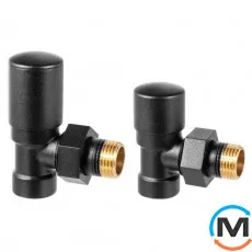 Комплект регулювальний Vario Term Swing кутовий матовий чорний ZIS24/FK, Колір: Матовий чорний, фото 