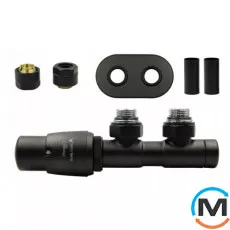 Комплект Vario Term TWINS All In One кутовий Лівий (Cu) Structural black, фото 