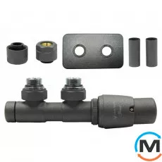 Комплект Vario Term TWINS All In One кутовий Правий (PEX) Structural graphite, фото 