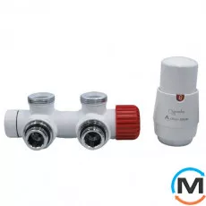 Комплект Vario Term TWINS кутовий правий White, фото 