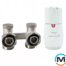 Комплект Vario Term Нікель Standard тип V TRENDY кутовий (with nipples), фото 