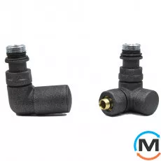 Комплект термостатичний Vario Term VISION REGULATED кутовий правий Structural black, фото 