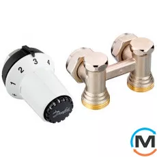 Термостатичний комплект RAE-K + RLV-KS 1/2 кутовий, фото 