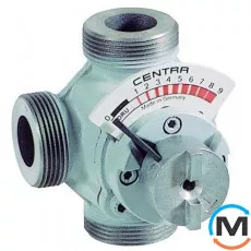 3-х ходовий поворотний клапан зовнішнє різьблення DN25 Kvs 10 м3/год DRU25-10, фото 