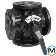 4-х ходовой вращающийся клапан фланцевый DN50 Kvs 40 м3/ч ZR50FA, фото 