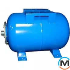 Гідроакумулятор Zilmet Ultra-Pro 50л, горизонтальний, 1", 10 бар, Діаметр різьблення: 1", Обсяг (л): 50, Виконання: Горизонтальний, Макс. Тиск (бар): 10, фото 