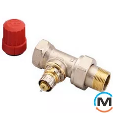 Клапан радиаторный Danfoss RA-N 10 прямой, Диаметр резьбы: 3/8", Исполнение: Прямой, фото 