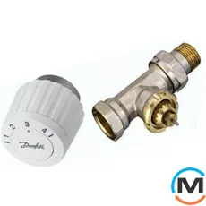 Комплект RTL Danfoss прямой, фото 