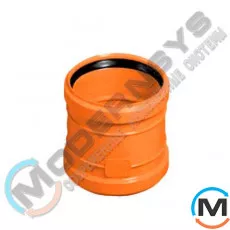 Муфта каналізаційна Magnaplast KG сполучна 160, Варіант: Сполучна, Вид каналізації: Зовнішня, Тип каналізації: Проста, Діаметр (мм): 160, Матеріал: Полівінілхлорид (ПВХ), фото 