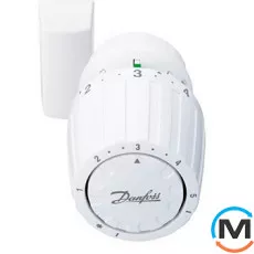 Термостатична головка Danfoss RA 2992, Виконання: З виносним датчиком, Колір: Білий, Приєднання: M23,5х1,5 (Click), фото 